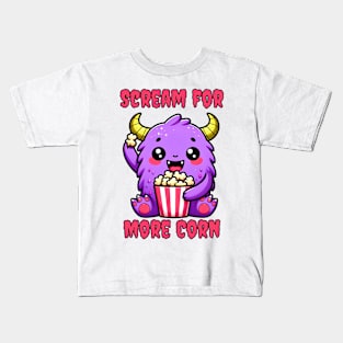 Popcorn Monster Kids T-Shirt